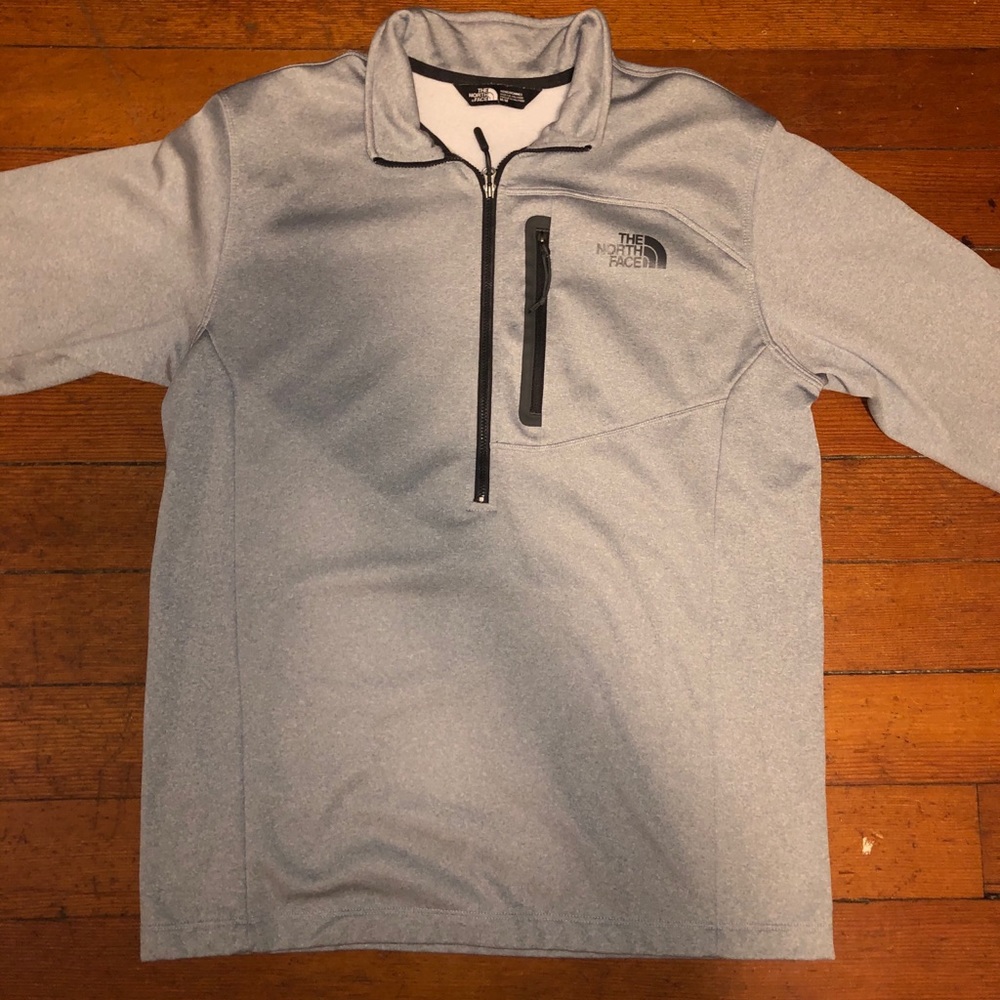 Quarter zip north face hoodie